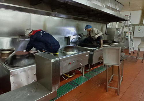 大型廚房清洗
